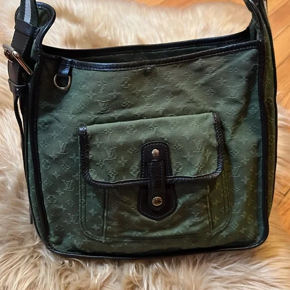 LOUIS VUITTON Monogram Mini Besace Mary Kate Bag TST Khaki M92322 Auth yk14671 - Picture 5 of 17